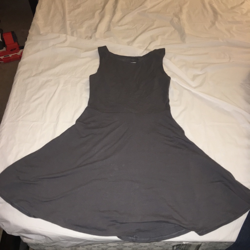 Skater dress w/ open back